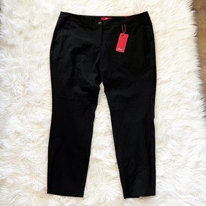 NEW S.Oliver Shape Ankle Women's Stretch Slim Fit Black Pants Size 16